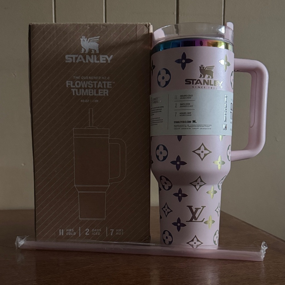 Stanley Pink Designer Tumbler with Straw